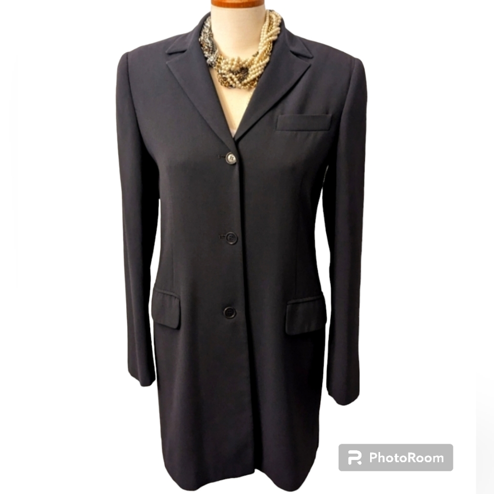 BCBG MaxAzria Gray Blazer Size 4